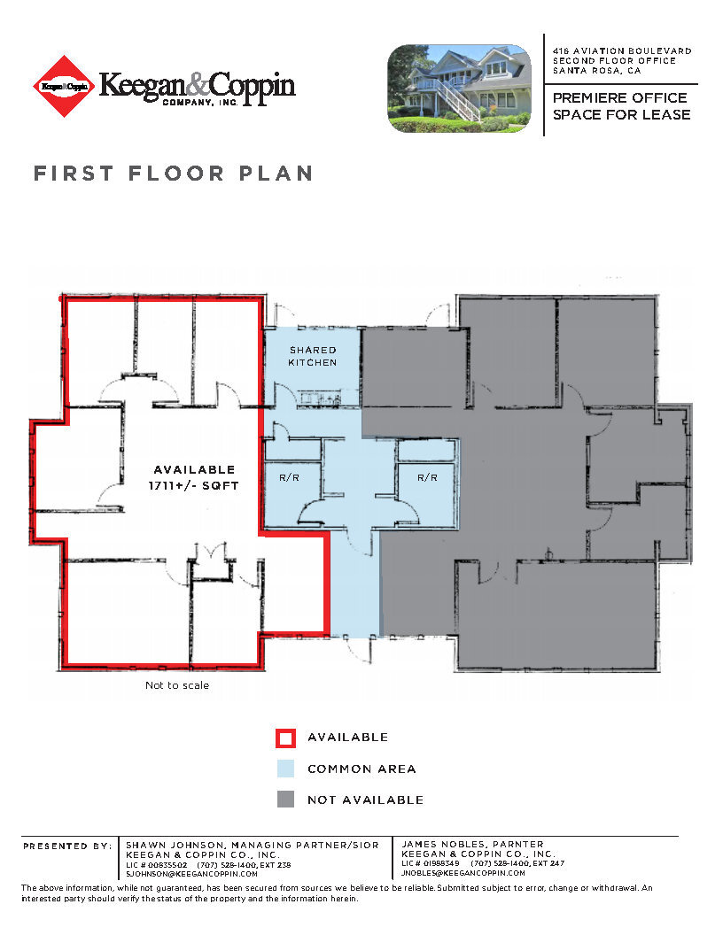 416 Aviation Blvd, Santa Rosa, CA for lease Floor Plan- Image 1 of 1