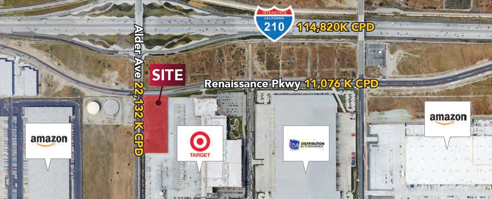 SEC Alder Ave & Renaissance Pky, Rialto, CA for lease - Building Photo - Image 1 of 2