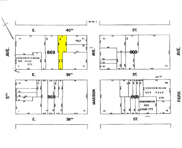 16 E 40th St, New York, NY for sale Plat Map- Image 1 of 1