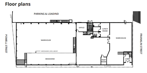 1201 Franklin St, Vancouver, BC for lease Floor Plan- Image 1 of 1