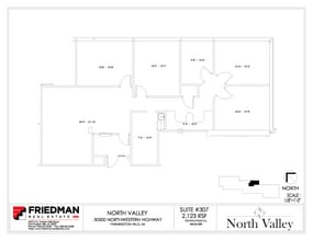 30500 Northwestern Hwy, Farmington Hills, MI for lease Floor Plan- Image 1 of 2