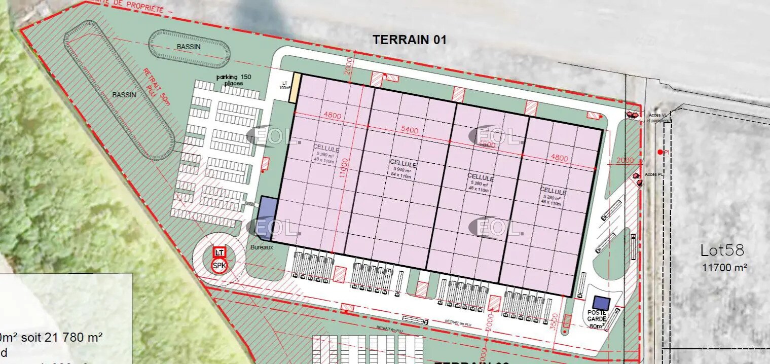 Industrial in Isles-sur-Suippe for lease Site Plan- Image 1 of 2