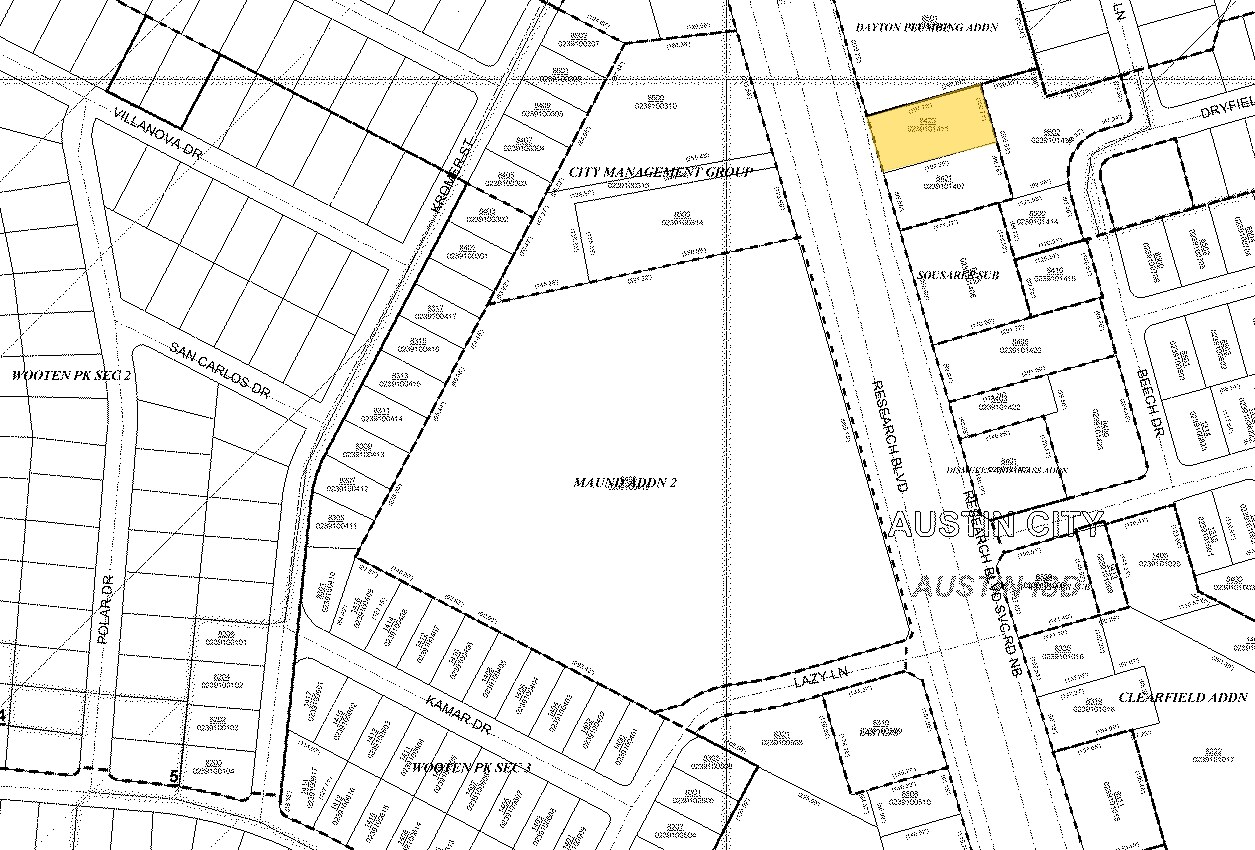 8423 Research Blvd, Austin, TX for sale Plat Map- Image 1 of 1