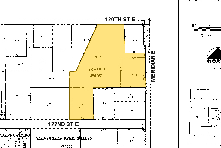 12020 Meridian Ave E, Puyallup, WA for sale - Plat Map - Image 1 of 1