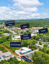 512 Kanuga Rd, Hendersonville, NC - aerial  map view - Image1