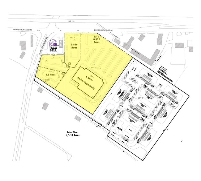 US 175 & Malloy Bridge Rd, Seagoville, TX for lease - Site Plan - Image 2 of 2