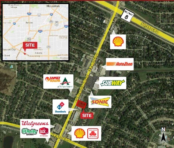 15999 S Post Oak, Houston, TX for lease - Aerial - Image 2 of 5