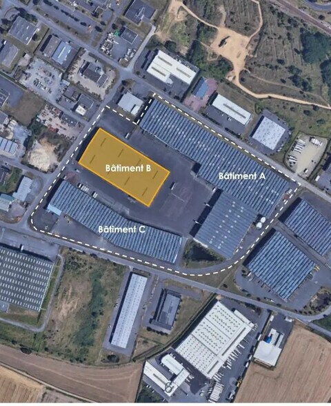 Industrial in Mondeville for lease - Aerial - Image 2 of 5