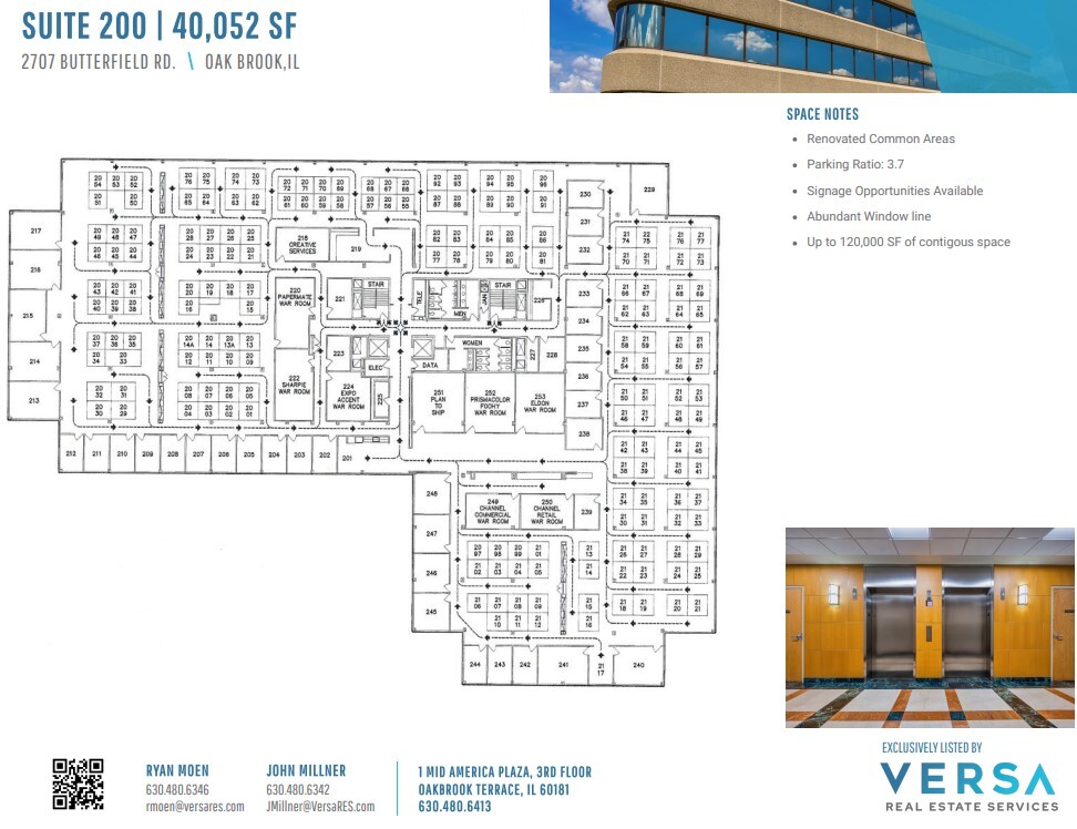 2707 Butterfield Rd, Oak Brook, IL for lease Floor Plan- Image 1 of 1