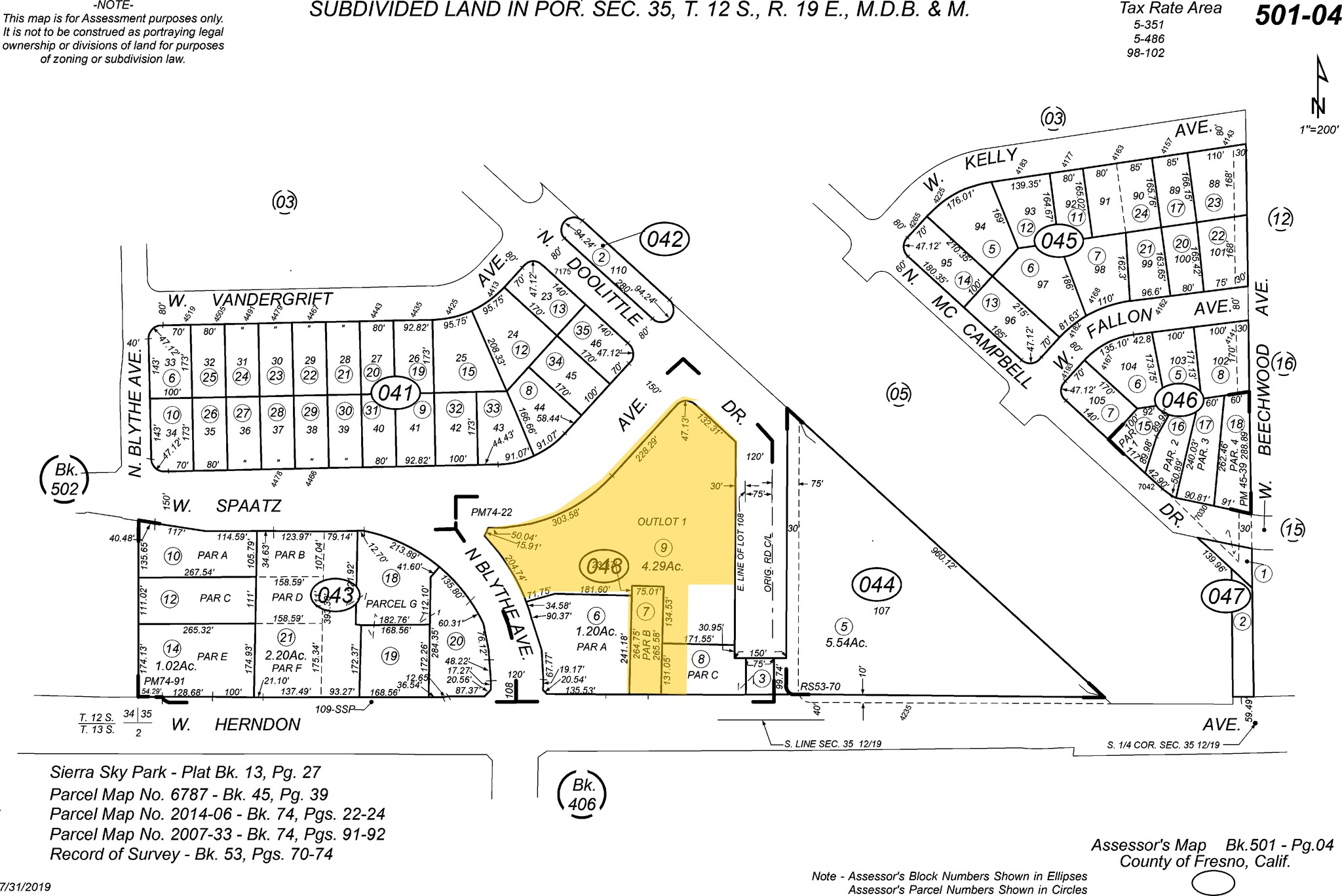 NEC Herndon & Blythe, Fresno, CA 93722 - Ground Lease or Build to Suit ...