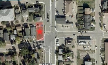 4801 52 Ave, Stony Plain, AB - AERIAL  map view