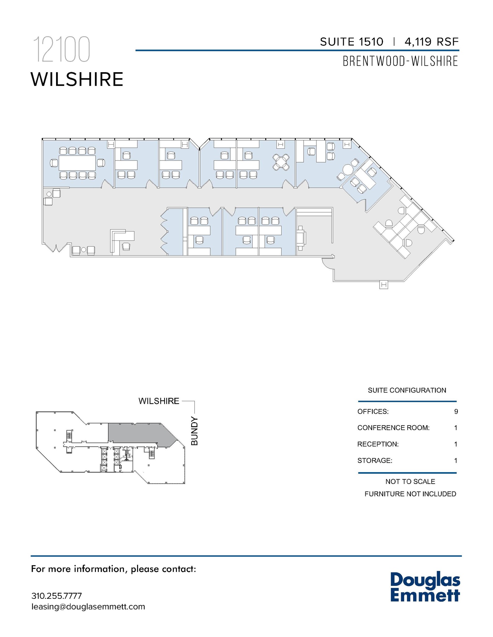 12100 Wilshire Blvd, Los Angeles, CA for lease Floor Plan- Image 1 of 1