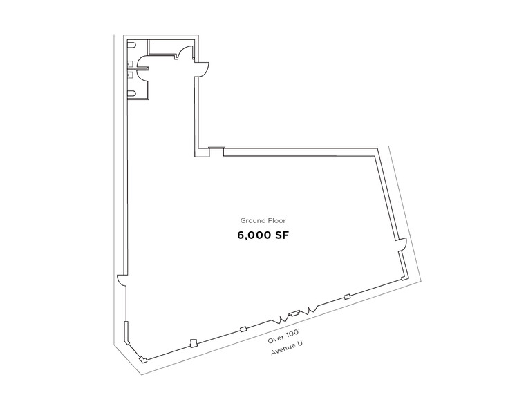 2975 Avenue U, Brooklyn, NY for lease - Floor Plan - Image 2 of 3