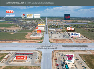 12811-12813 Indiana Ave, Lubbock, TX - AERIAL  map view