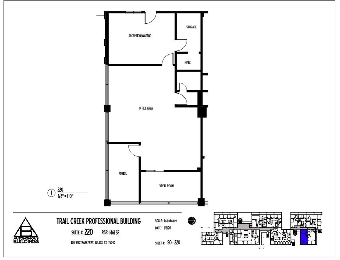 350 Westpark Way, Euless, TX for lease Floor Plan- Image 1 of 1