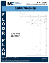 1110 E Parker Rd, Plano, TX for lease Floor Plan- Image 1 of 1