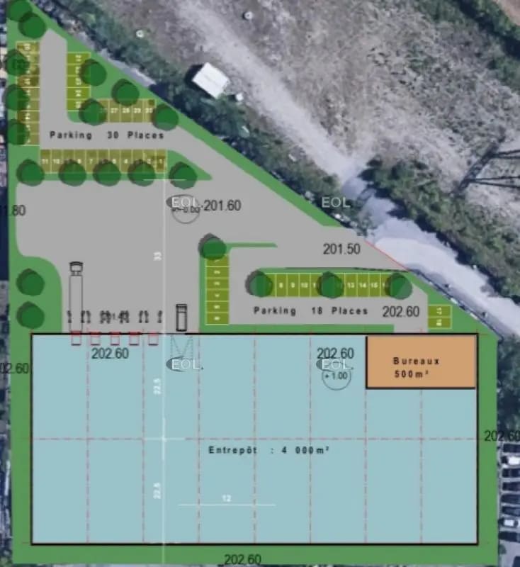 Industrial in Jonage for lease Site Plan- Image 1 of 2