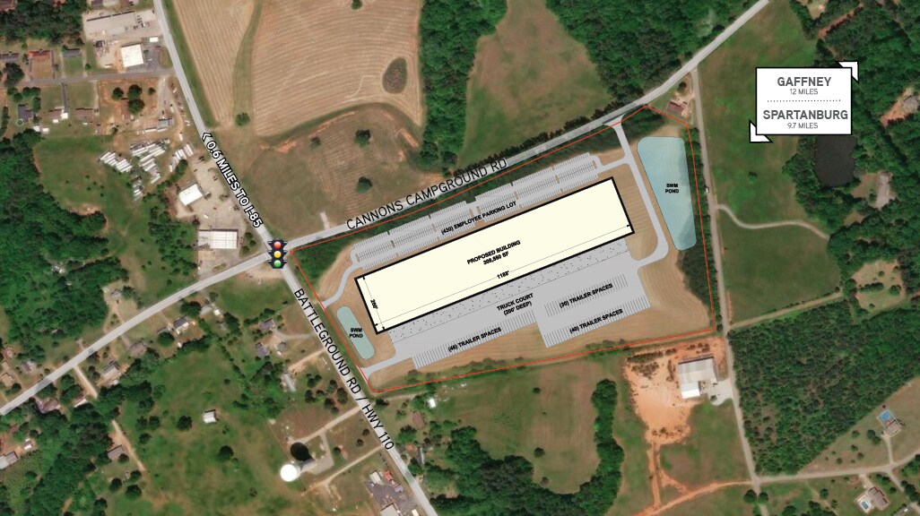 Cannons Campground Rd, Cowpens, SC 29330