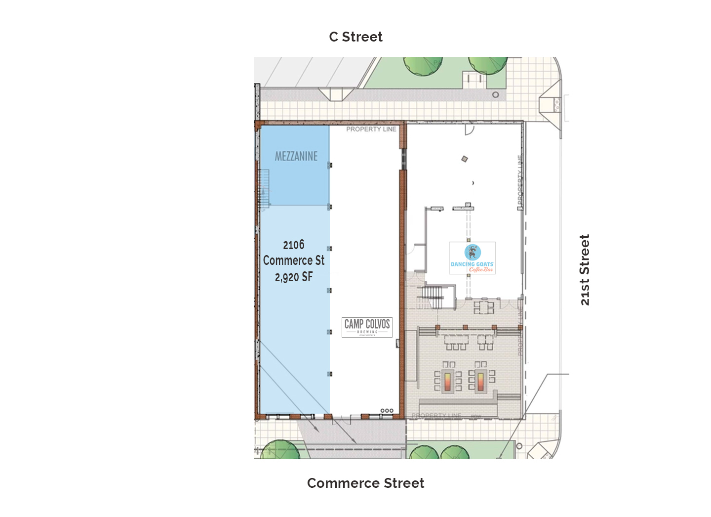 2109-2115 S C St, Tacoma, WA for lease Floor Plan- Image 1 of 3