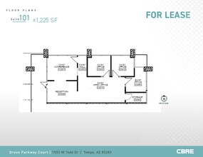 1553 W Todd Dr, Tempe, AZ for lease Floor Plan- Image 1 of 1