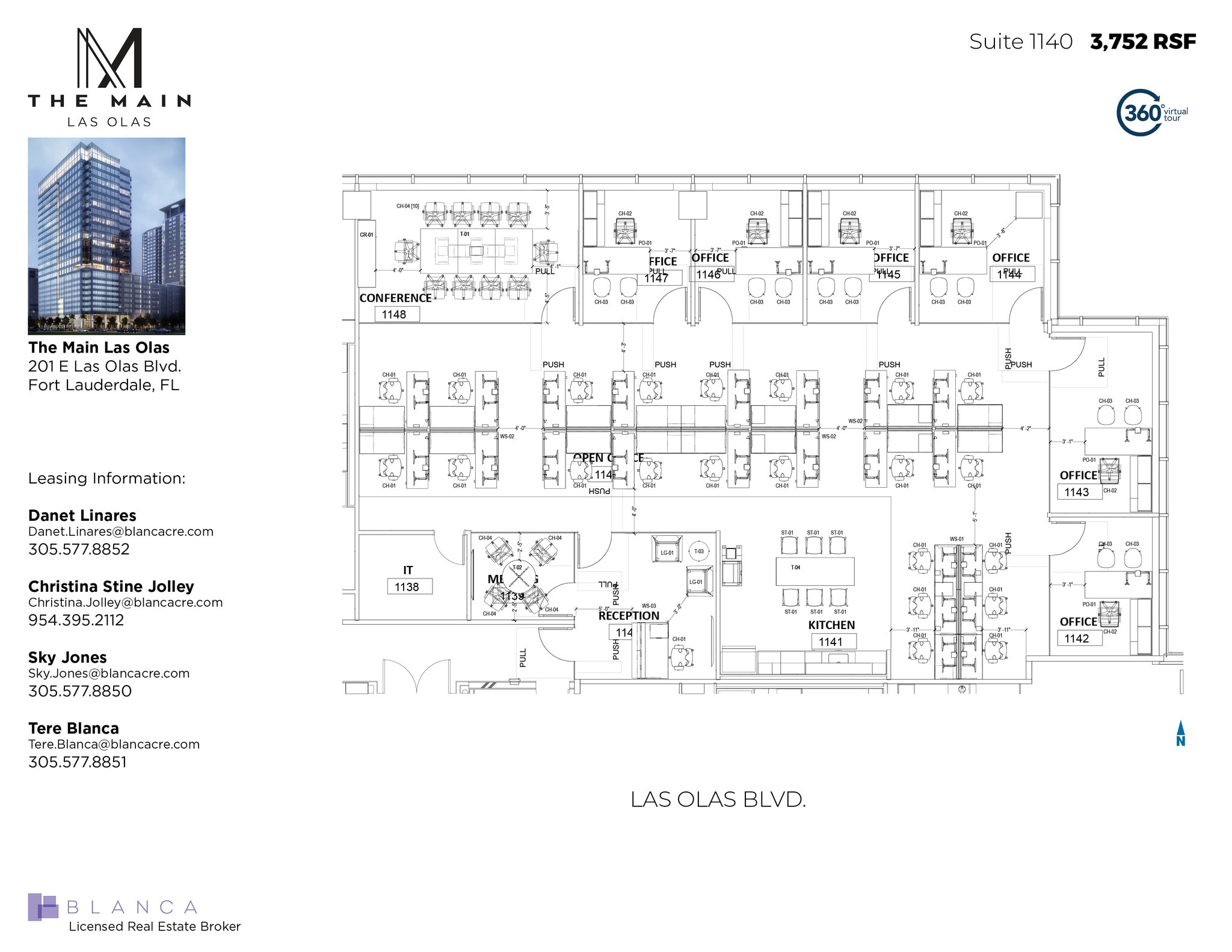 201 E Las Olas Blvd, Fort Lauderdale, FL for lease Floor Plan- Image 1 of 1