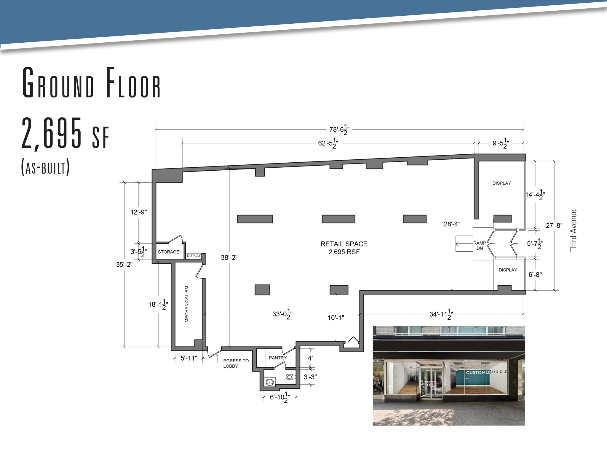 1056 3rd Ave, New York, NY for lease Floor Plan- Image 1 of 3