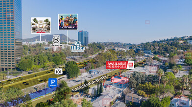 3797 Cahuenga Blvd, Studio City, CA - aerial  map view - Image1