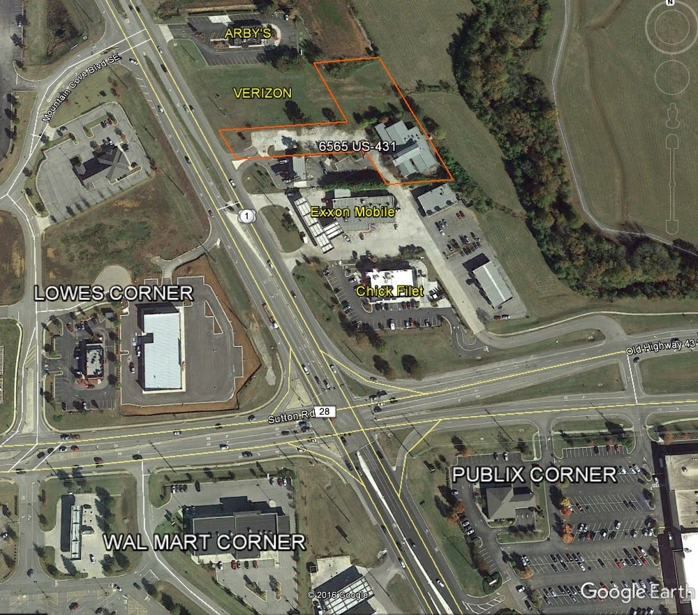 6565 Highway 431 S, Hampton Cove, AL 35763 Land 6565 Hwy 431