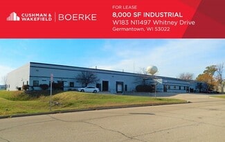 More details for W185N11497-W185N11537 Whitney Dr, Germantown, WI - Industrial for Lease