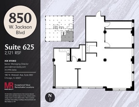 850 W Jackson Blvd, Chicago, IL for lease Floor Plan- Image 1 of 1
