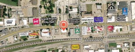 217 W Main St, Grand Prairie, TX - AERIAL  map view - Image1