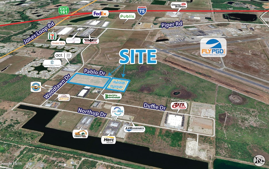 8307 Holmes Blvd, Punta Gorda, FL for lease - Aerial - Image 3 of 3