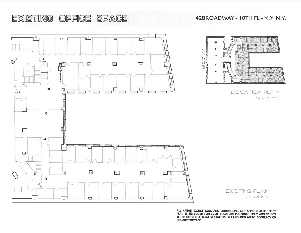 42 Broadway, New York, NY for lease Floor Plan- Image 1 of 1