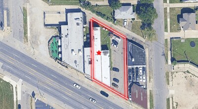 15924 Grand River Ave, Detroit, MI - AERIAL  map view