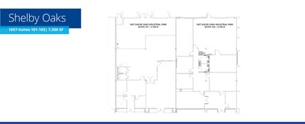 1682 Shelby Oaks Dr N, Memphis, TN for lease Floor Plan- Image 1 of 2