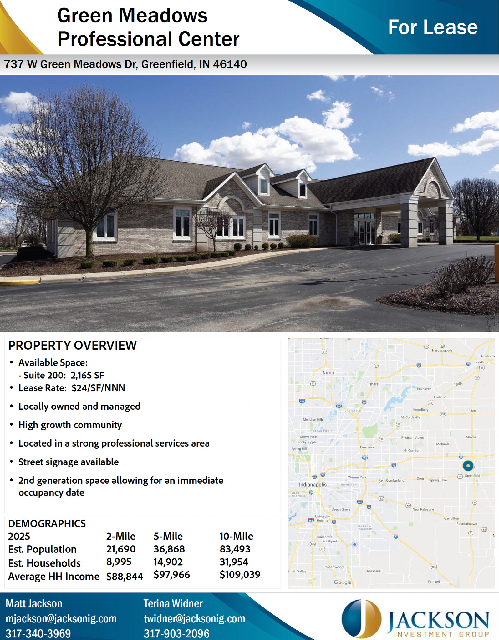737 W Green Meadows Dr, Greenfield, IN for lease Building Photo- Image 1 of 2