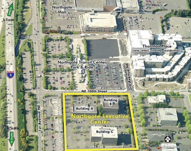 155 NE 100th St, Seattle, WA for lease - Aerial - Image 3 of 9