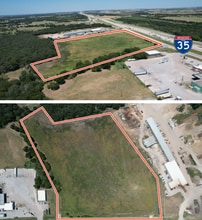 N IH 35, Elm Mott, TX - Aerial  map view