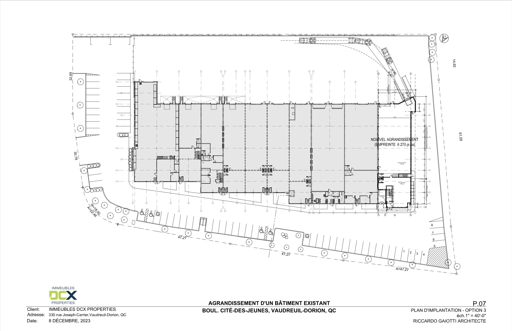 3665-3701 Boul De La Cite-Des-Jeunes, Vaudreuil-dorion, QC for lease Site Plan- Image 1 of 1