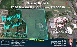 More details for 7520 Macon Rd, Cordova, TN - Land for Sale