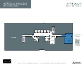 1100 Wayne Ave, Silver Spring, MD for lease Floor Plan- Image 2 of 2