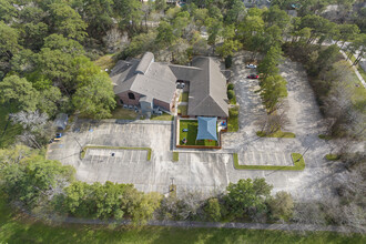 1202 N Millbend Dr, Spring, TX - aerial  map view