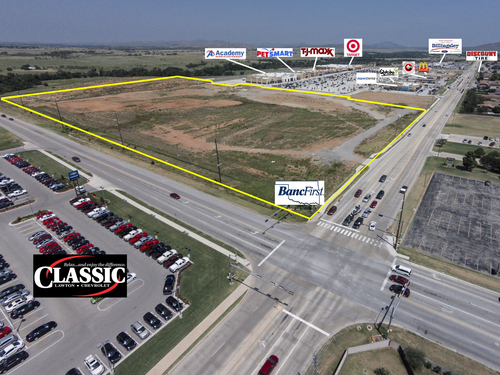 82nd St & NW Cache Rd, Lawton, OK for sale Aerial- Image 1 of 4