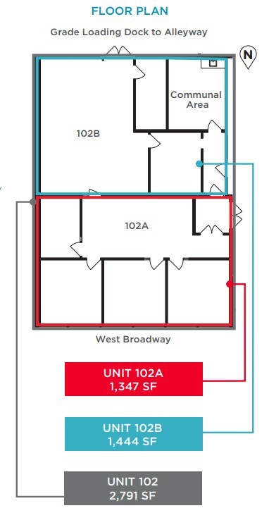 1690 W Broadway, Vancouver, BC for lease Floor Plan- Image 1 of 1