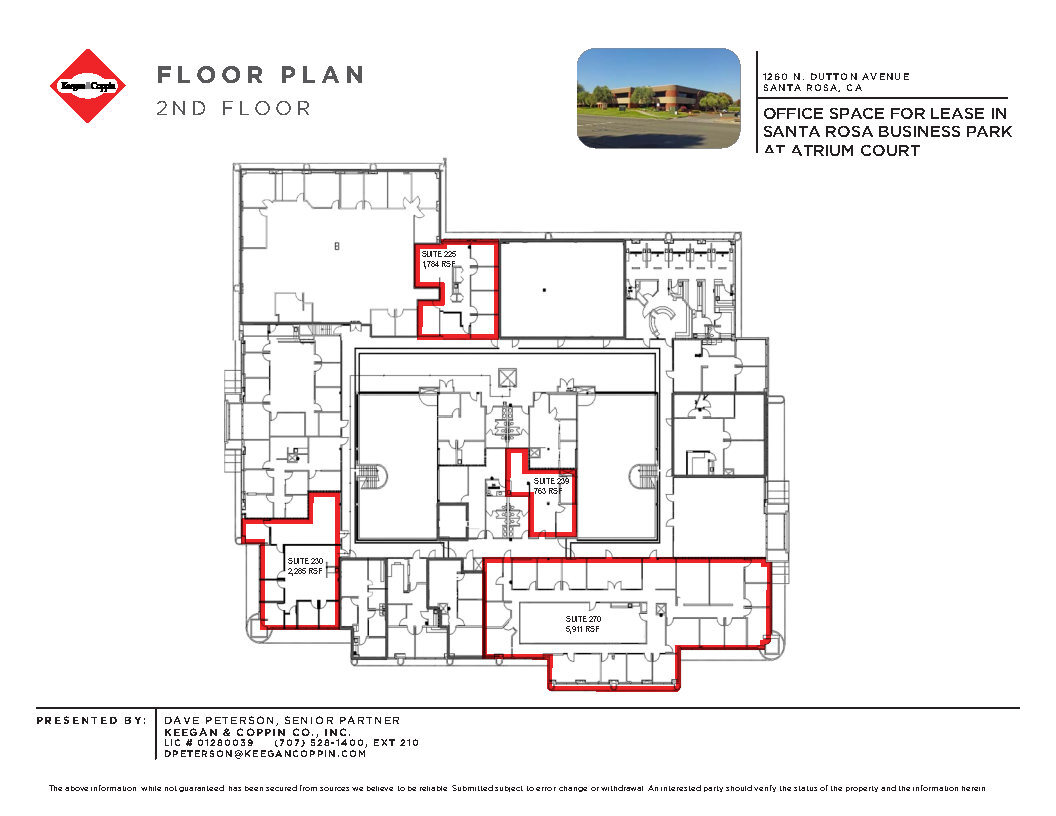 1260 N Dutton Ave, Santa Rosa, CA for lease Floor Plan- Image 1 of 1