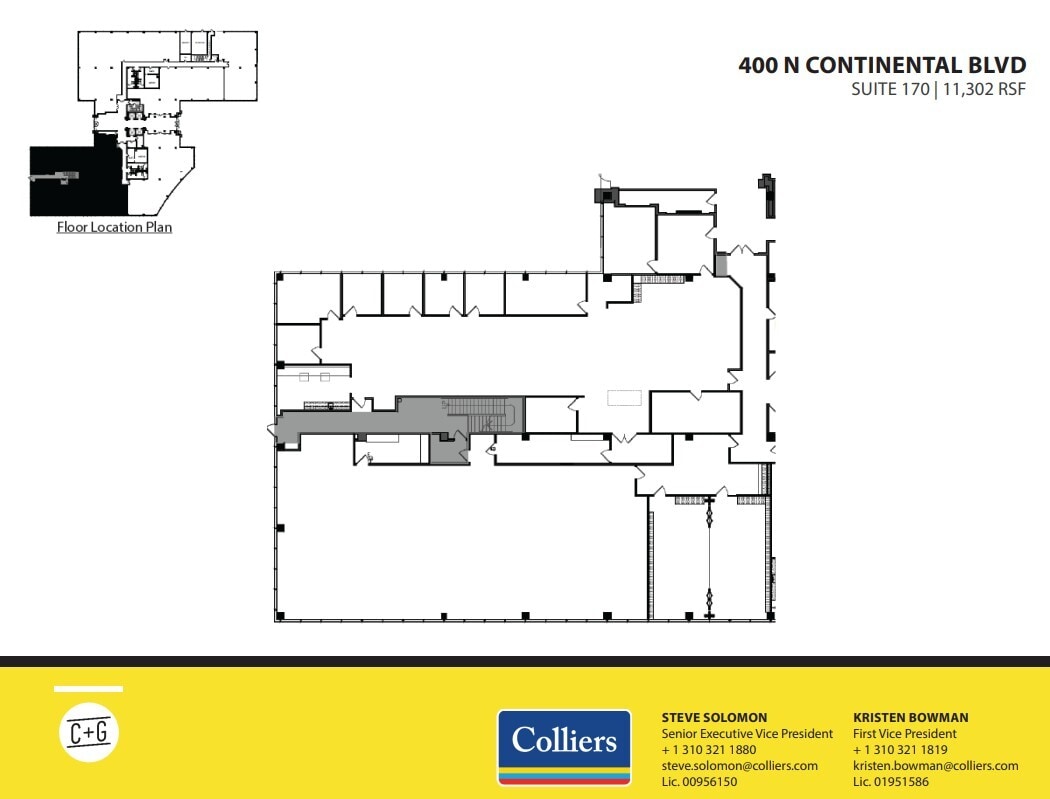 300 Continental Blvd, El Segundo, CA for lease Floor Plan- Image 1 of 1
