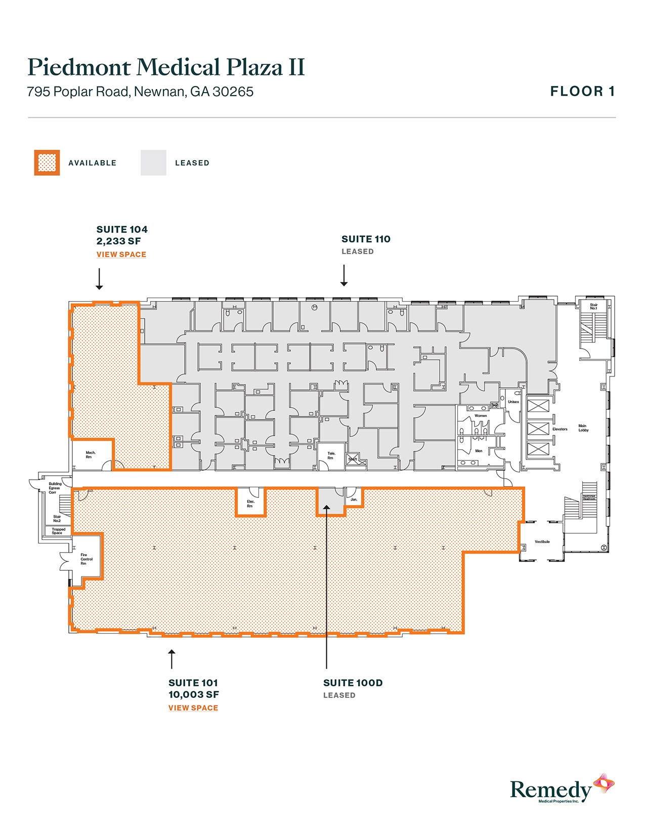 795 Poplar Rd, Newnan, GA for lease Floor Plan- Image 1 of 1