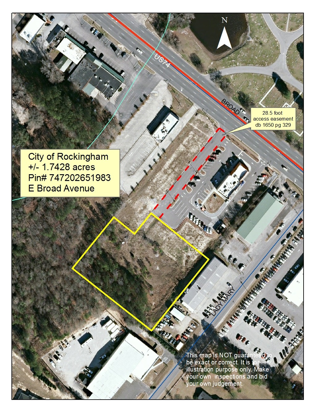 0 Broad Ave, Rockingham, NC for sale Primary Photo- Image 1 of 2