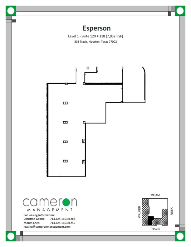 808 Travis St, Houston, TX for lease Floor Plan- Image 1 of 1