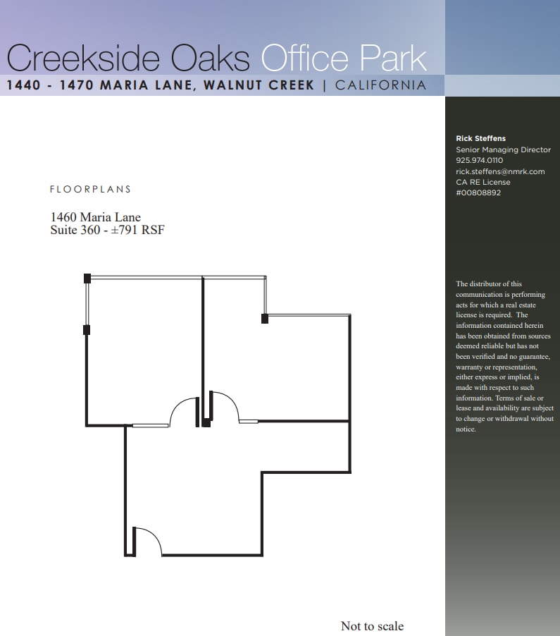 1440 Maria Ln, Walnut Creek, CA for lease Floor Plan- Image 1 of 1